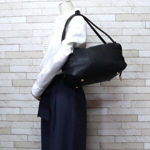 Louis Vuitton Mahina Galatea PM Shoulder Bag Leather Noir